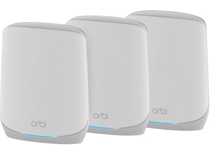 Netgear Orbi Tri Band WiFi 6 (Router + 2 Satelliten) für 304,95€ (statt 409€)