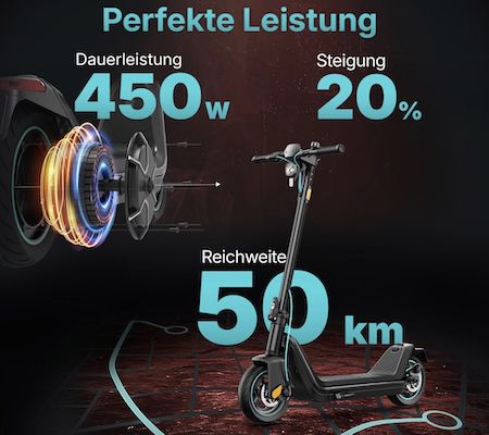 🛴 Odys alpha X5 PRO II E Scooter bis 50km für nur 349,99€ (statt 450€)