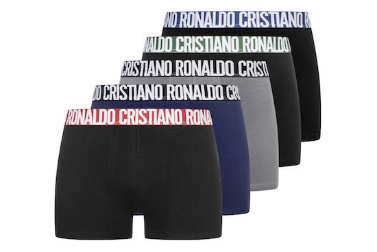🩳 5er Pack CR7 Cristiano Ronaldo Boxershorts für 21,94€ (statt 31€)