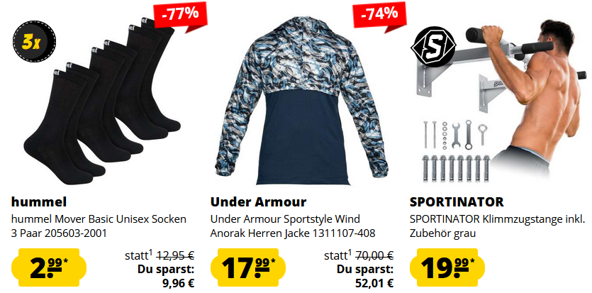 🔥 SportSpar RambaZamba Sale mit großen Rabatten   z.B. Marvel Thor Shirt ab 6,99€