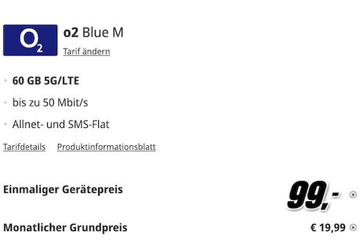 📱 Samsung Galaxy S24 (256GB) für 99€ + o2 Allnet 60GB 5G für 19,99€