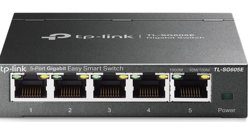 💥TP Link TL SG605E 5 Ports Gigabit Easy Smart Managed Netzwerk Switch für 17,99€ (statt 25€)