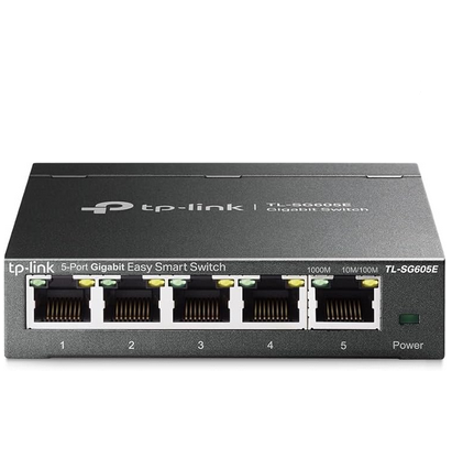 💥TP-Link TL-SG605E 5-Ports Gigabit Easy Smart Managed Netzwerk Switch für 17,99€ (statt 25€)