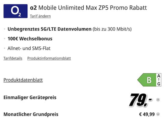 😱 WOW ➡️ Apple iPhone 16 Pro Max für 79€ + o2 unlimited 5G für 49,99€ mtl + 100€ Bonus