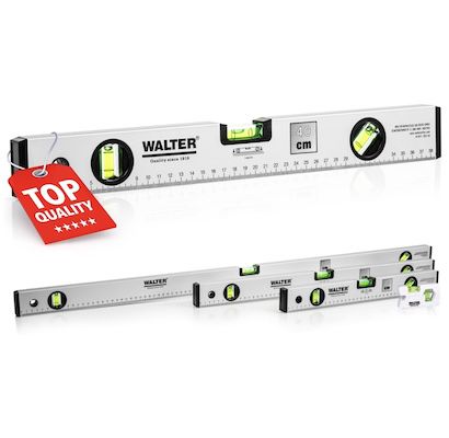 📏 4er WALTER Wasserwaagen Set für 16,98€ (statt 25€)