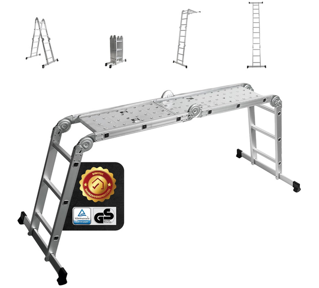 siwitec Mehrzweckleiter klappbar max. 339cm für 99,99€ (statt 120€)