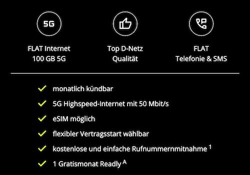 🚨 Tarif des Jahres? 📱 Vodafone Allnet 100GB nur 11,99€ mtl. + monatlich kündbar