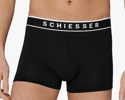 🩳 2x 3er Pack Schiesser Herren 95/5 Organic Cotton Boxershorts für 41,52€ (statt 55€)