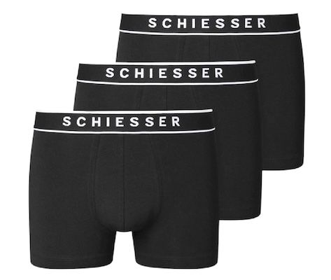 🩳 2x 3er Pack Schiesser Herren 95/5 Organic Cotton Boxershorts für 41,52€ (statt 55€)