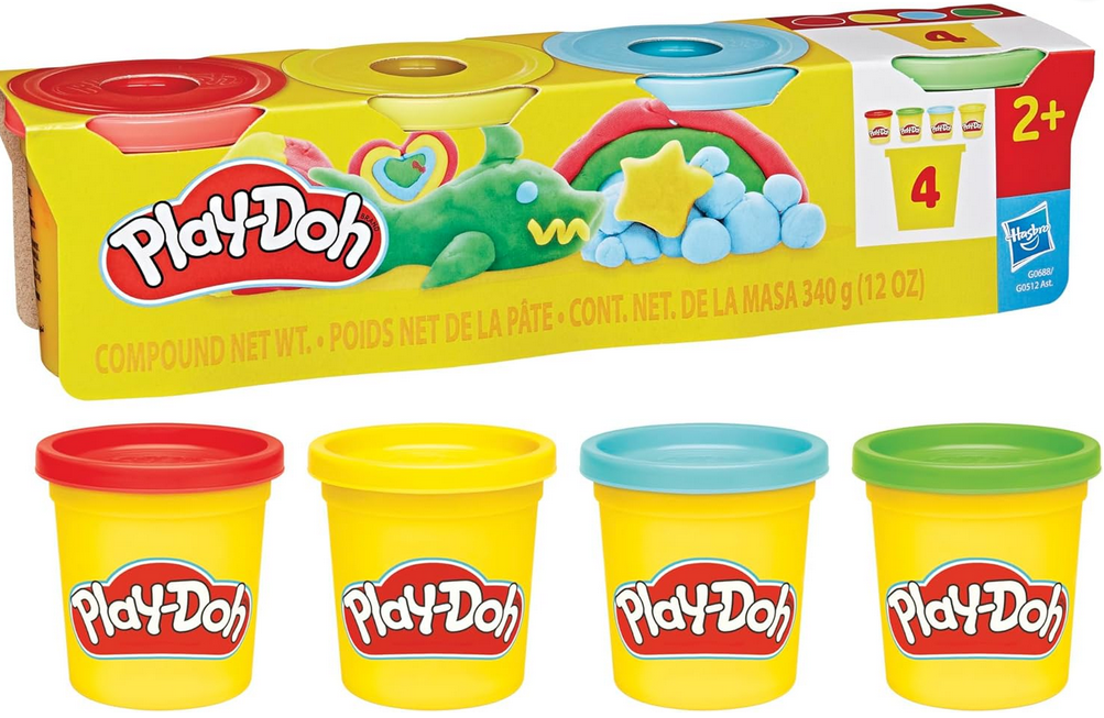 4x Play Doh klassische Farben à 85g für 2,79€ (statt 5€)
