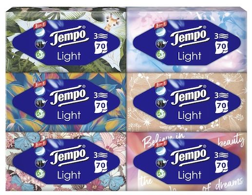 🤧 14 x 70er Pack Tempo Light Box Taschentücher ab 12€ (statt 19€) 🤧 14 x 70er Pack Tempo Light Box Taschentücher ab 12€ (statt 19€)
