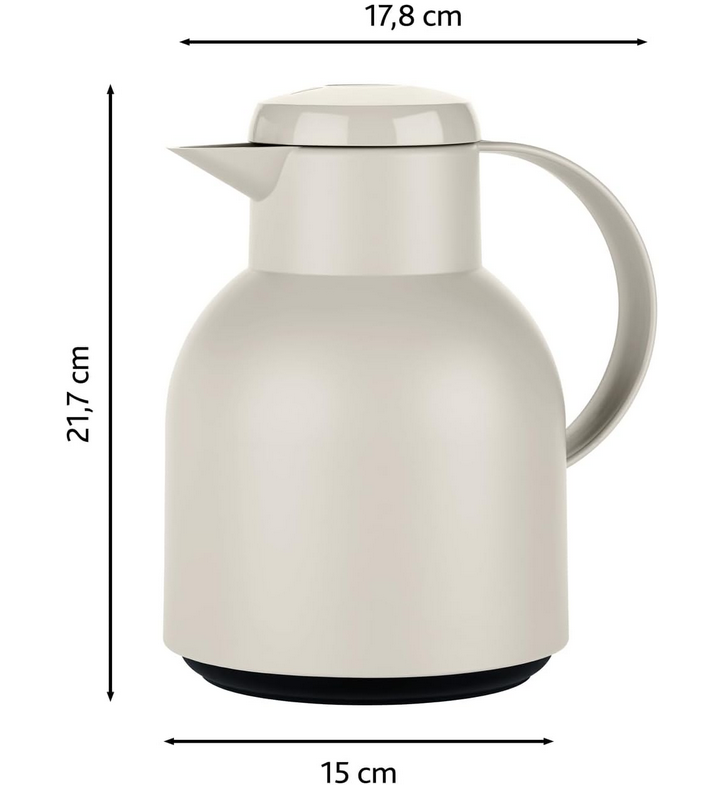 ☕ Emsa Samba Isolierkanne 1 Liter + Quick Press Verschluss für 8,40€ (statt 14€)