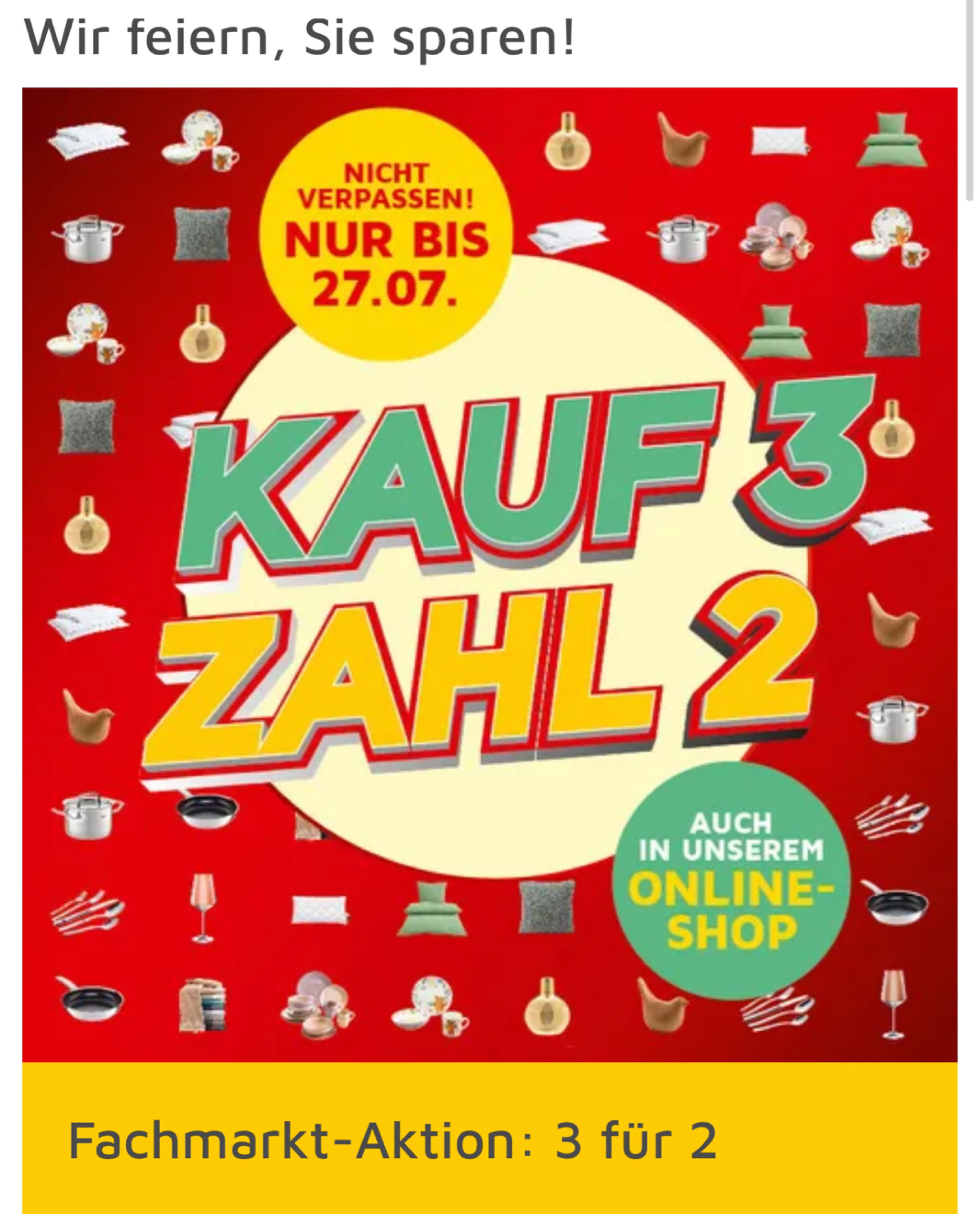 Segmüller 3 für 2