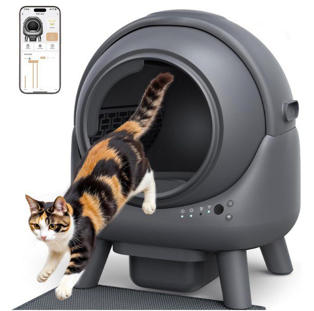 😻 FEELNEEDY selbstreinigendes Katzenklo mit APP-Steuerung für 239,99€ (statt 400€)