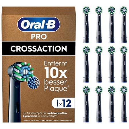 🪥 12er Pack Oral-B Pro CrossAction Aufsteckbürsten ab 28€ (statt 33€)