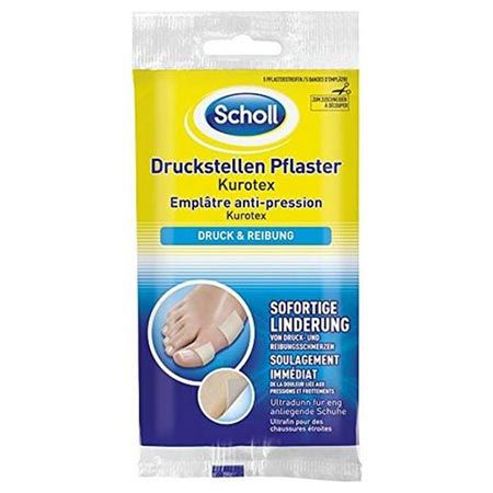 🦶🏻 5er Pack Scholl Druckstellen Pflaster Kurotex ab 2,56€ (statt 5€)