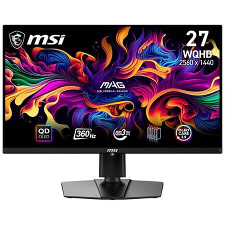 🖥️ MSI MAG 271QPX 26,5″ WQHD 360Hz QD-OLED Gaming Monitor für 649€ (statt 745€)