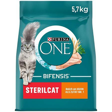 🐈 5,7Kg Purina One Bifensis Sterilcat Katzenfutter mit Huhn ab 15,75€ (statt 20€)