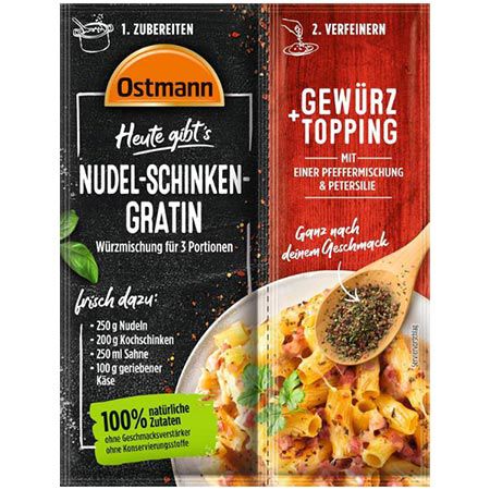 🍝 Ostmann   Heute gibts Nudel Schinken Gratin Würzmischung ab 0,85€