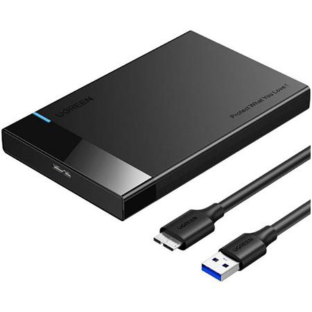 💾 UGREEN 2,5″ USB 3.0 Festplattengehäuse für SSD & HDD für 7,59€ (statt 11€)