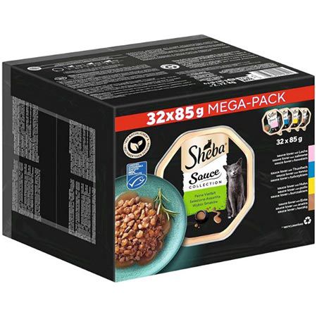 🐈 32er Pack Sheba Schale Collection Feine Vielfalt Nassfutter ab 11,87€ (statt 17€)