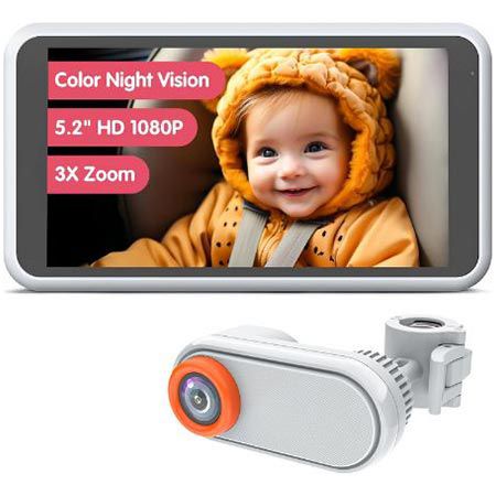 👶🏼 Luckview BM2 5,2″ Auto Baby-Kamera für Rücksitz für 46,19€ (statt 66€)