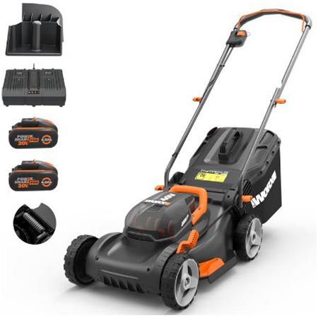 🏡 Worx WG734E Nitro Akku Rasenmäher Set, 40cm für 297,49€ (statt 350€)