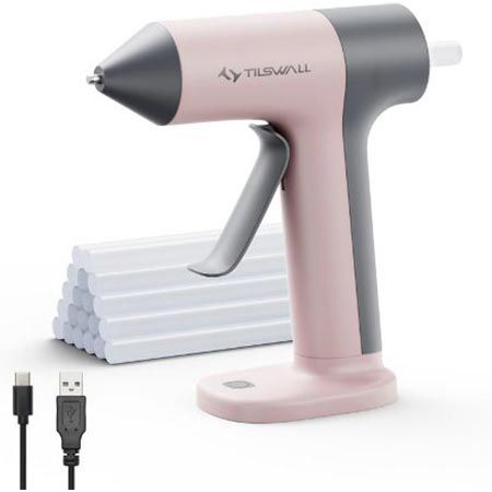 Tilswall Akku Heißklebepistole inkl. 20 Klebestifte für 14,81€ (statt 30€)