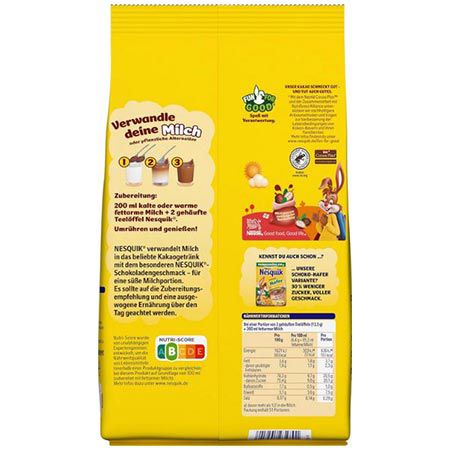 ☕ 700g Nestle Nesquik, kakaohaltiges Getränkepulver ab 5,48€ (statt 8€)