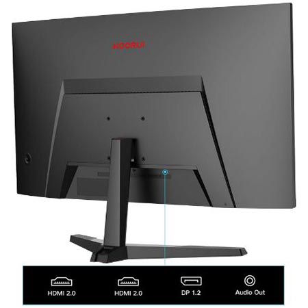 🖥️ KOORUI 27E6CA 27 FHD Curved Gaming Monitor, 180Hz für 129,99€ (statt 200€)