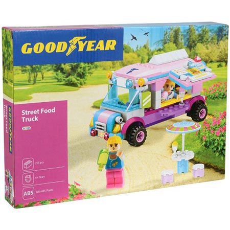 🌯 Goodyear Street Food Truck Bausteine Spielset, 215-tlg. für 8,12€ (statt 25€)