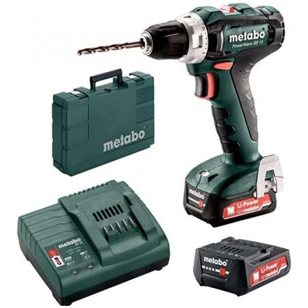 🧰 Metabo BS 12 12V Akku Bohrschrauber Set für 69,90€ (statt 110€)