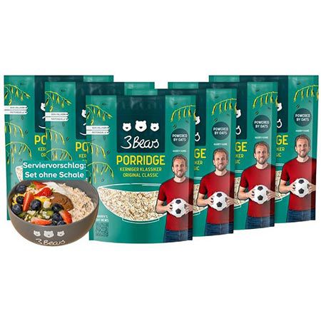 🥣 6er Pack 3Bears Porridge Kerniger Klassiker je 400g für 16,96€ (statt 23€)