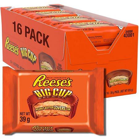 🥜 16er Pack Reeses Peanutbutter Big Cup für 14,99€ (statt 19€)