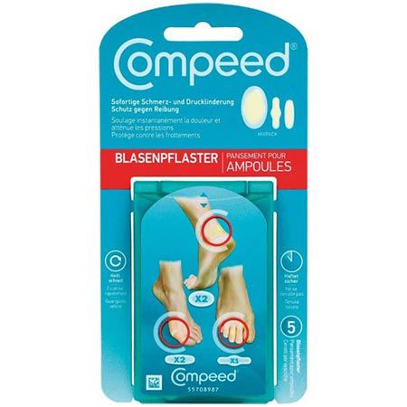 🦶🏻 5er Pack Compeed Blasenpflaster Mixpack mit Hydrokolloid ab 5,39€ (statt 9€)