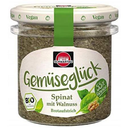 🍞 Schwartau Gemüseglück Bio Gemüseaufstrich Spinat & Walnuss ab 2€ (statt 3,29€)
