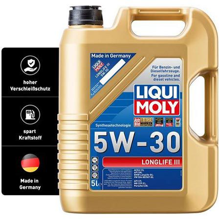 🛢️ 5 Liter Liqui Moly Longlife III 5W-30 Motoröl für 37,99€ (statt 42€)