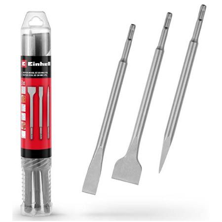 ⚒️ Original Einhell SDS Plus Meißel-Set, 3-tlg. für 10,94€ (statt 15€)