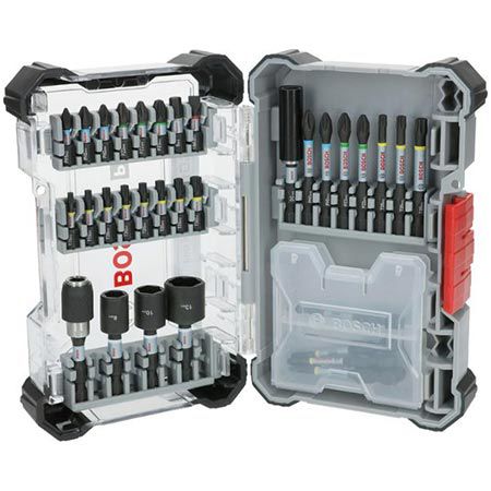 🪛 Bosch PRO Impact Schrauberbit Set, 33-tlg. für 27,19€ (statt 35€)