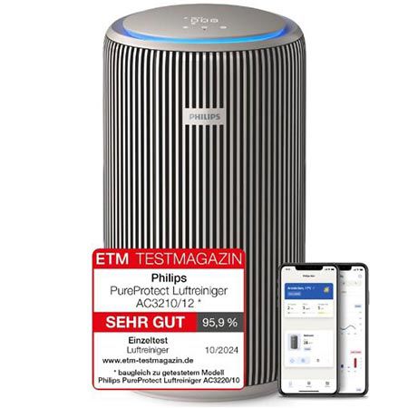 💨 Philips PureProtect 3200 Serie Intelligenter Luftreiniger für 237,99€ (statt 280€)