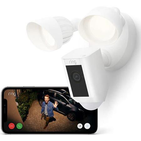 🎥 Ring HD Flutlichtkamera Plus (Kabel) mit WLAN für 99,99€ (statt 130€)