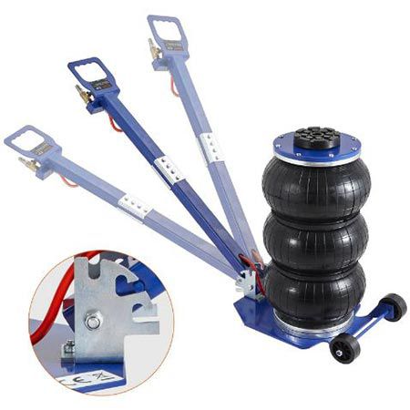 🚗 Vevor Air Jack 3t Pneumatischer Wagenheber, 140 450mm für 68,99€ (statt 93€)