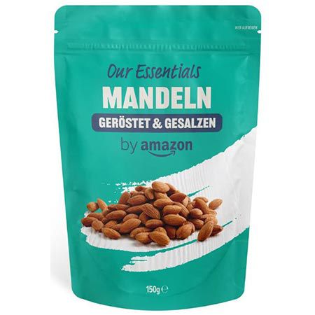 🌰 4 x 150g by Amazon Mandeln geröstet & gesalzen ab 7,65€ (statt 10€)