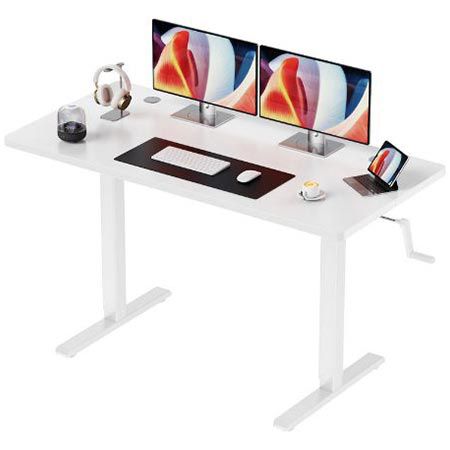 Flycity Manuell Höhenverstellbarer Schreibtisch, 110 x 60cm für 54,97€ (statt 110€)