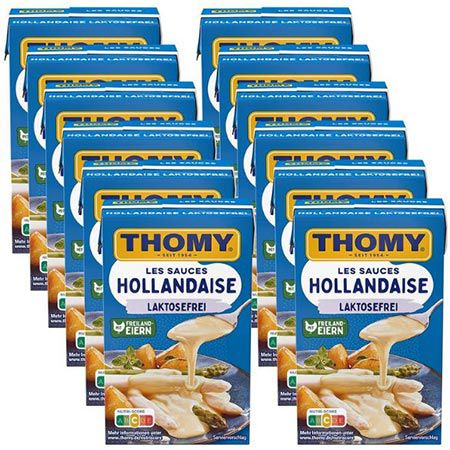 12er Pack Thomy Les Sauces Hollandaise Laktosefrei, 250ml ab 14,44€ (statt 20€)
