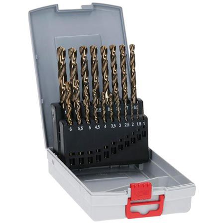 🪛 Bosch Professional HSS-Cobalt ProBox Metallbohrer-Set, 19tlg. für 29,32€ (statt 38€)