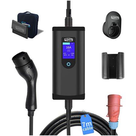 🔌 Andalung Typ 2 Tragbarer EV-Lader mit 7m Kabel, 3-Phasig, 11kW für 149€ (statt 198€)
