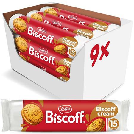 🍪 9 x 150g Lotus Biscoff Sandwich-Doppelkekse mit Biscoff-Cremefüllung ab 12,91€ (statt 18€)