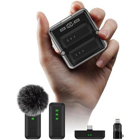 🎤 2er Set iVANKY Lavalier Mikrofone mit Ladekoffer für 37,99€ (statt 50€)