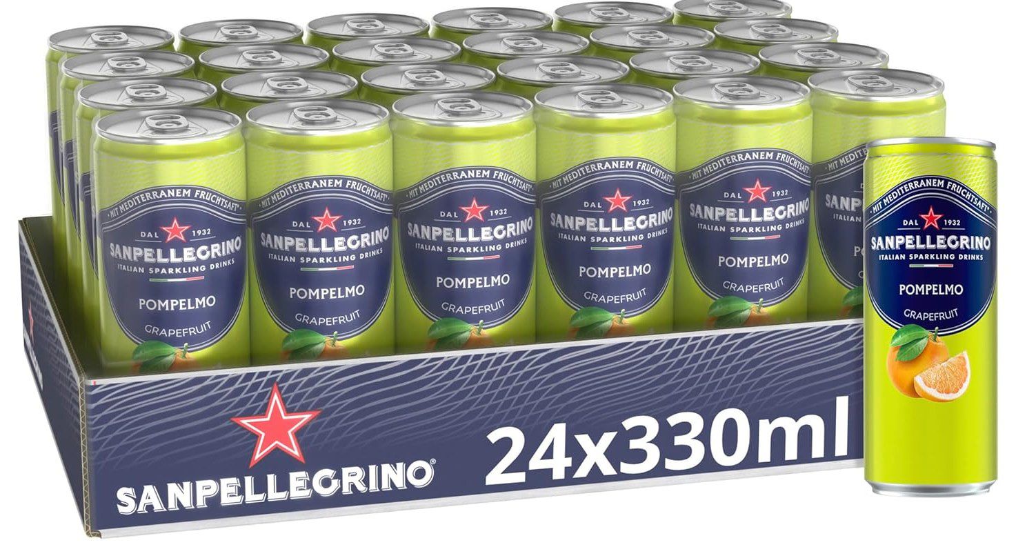 🥤 24x San Pellegrino Naturali Pompelmo Grapefruit Limonade ab 19,16€ (statt 29€)